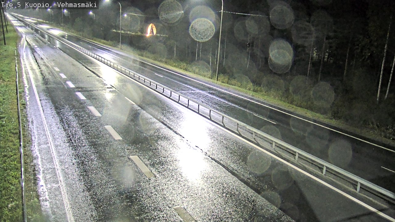 Weather Camera Image Road 5 Kuopio, Vehmasmäki, Kuopio, Pohjois-Savo
