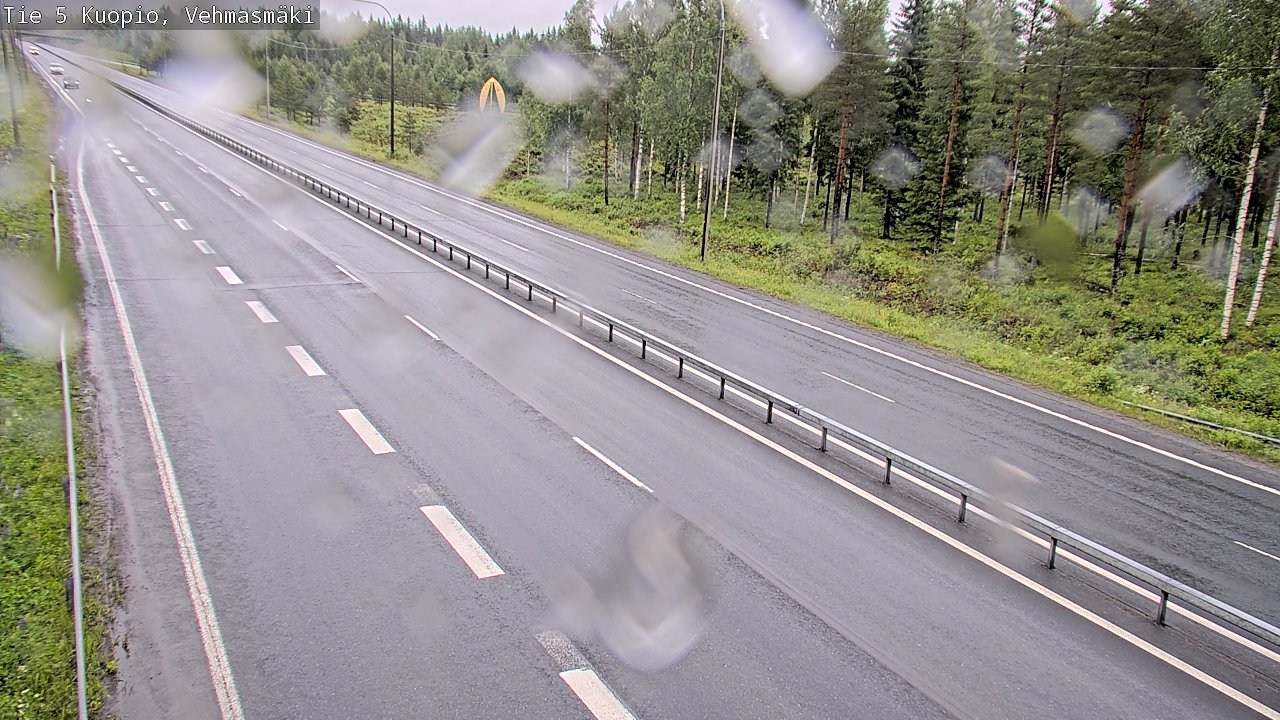 Weather Camera Image Väg 5 Kuopio, Vehmasmäki, Kuopio, Pohjois-Savo
