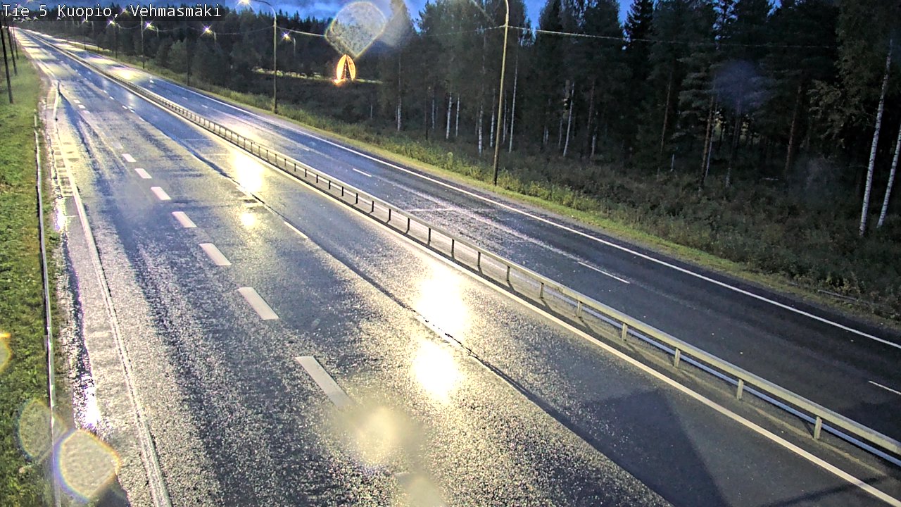 Weather Camera Image Road 5 Kuopio, Vehmasmäki, Kuopio, Pohjois-Savo