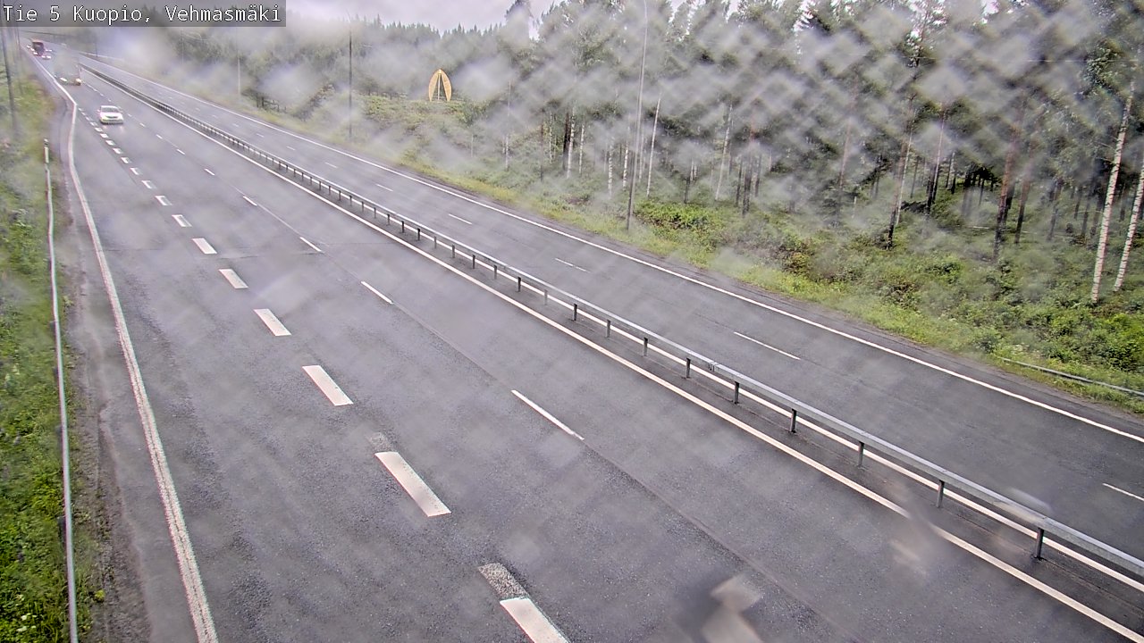 Weather Camera Image Väg 5 Kuopio, Vehmasmäki, Kuopio, Pohjois-Savo