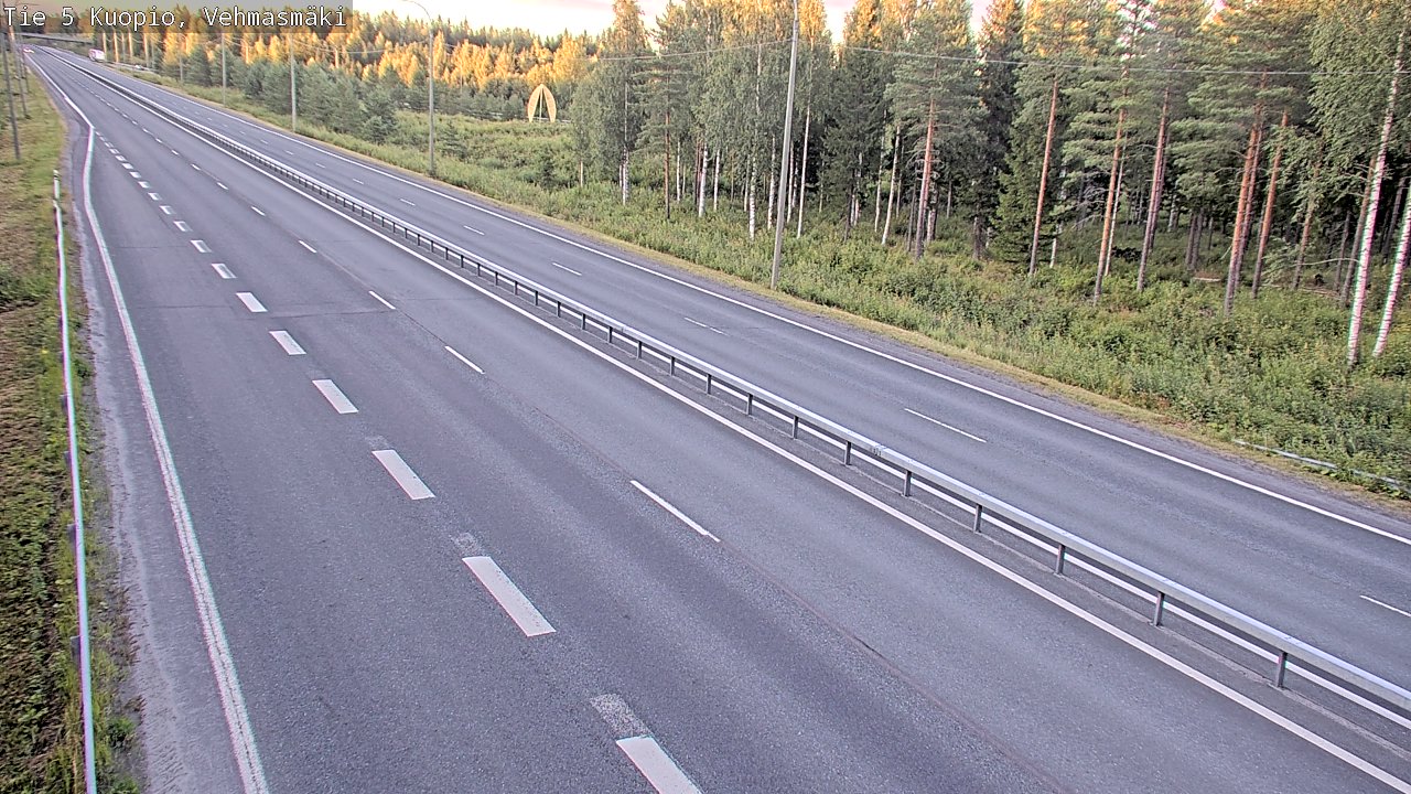 Kelikamerat Kuva Tie 5 Kuopio, Vehmasmäki, Kuopio, Pohjois-Savo