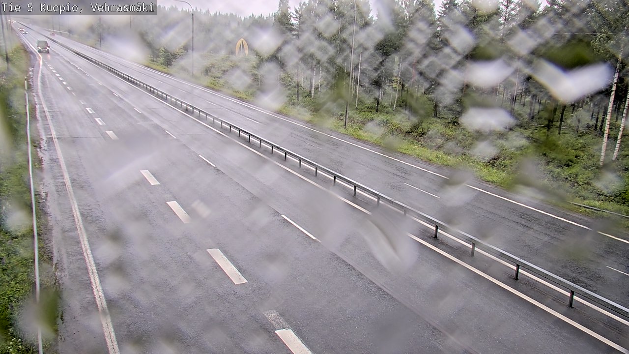 Weather Camera Image Väg 5 Kuopio, Vehmasmäki, Kuopio, Pohjois-Savo