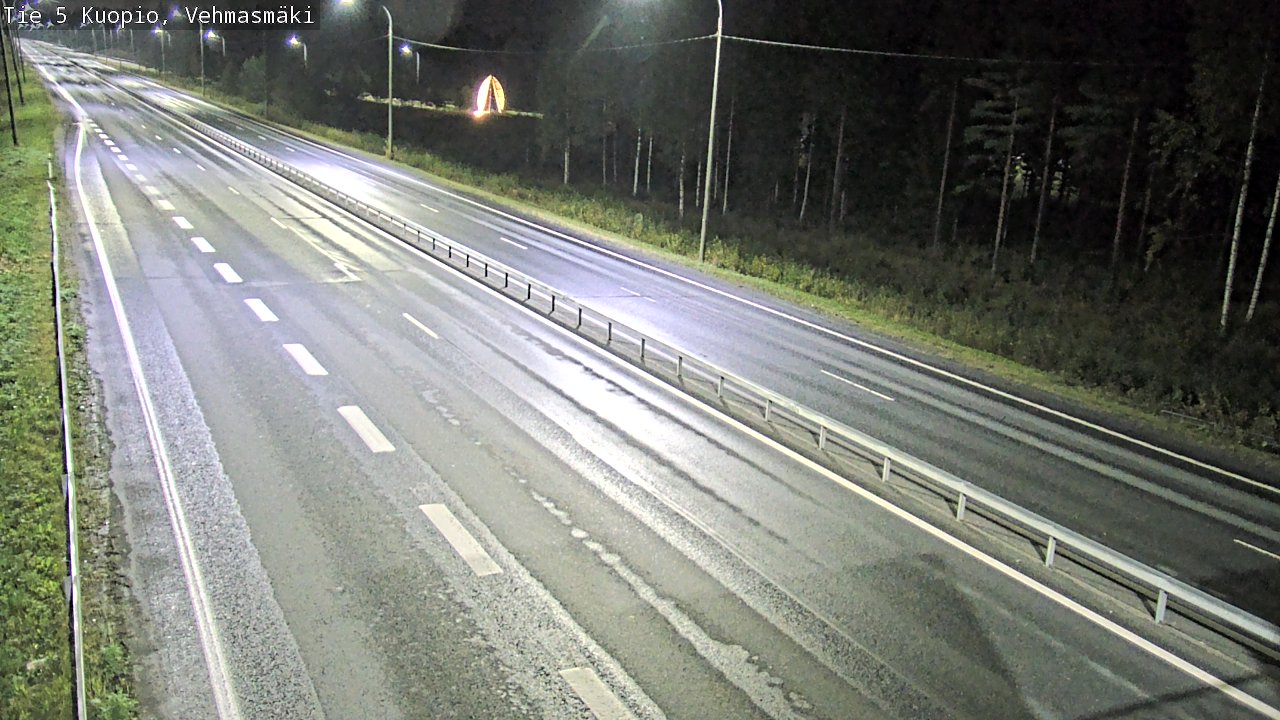 Weather Camera Image Road 5 Kuopio, Vehmasmäki, Kuopio, Pohjois-Savo