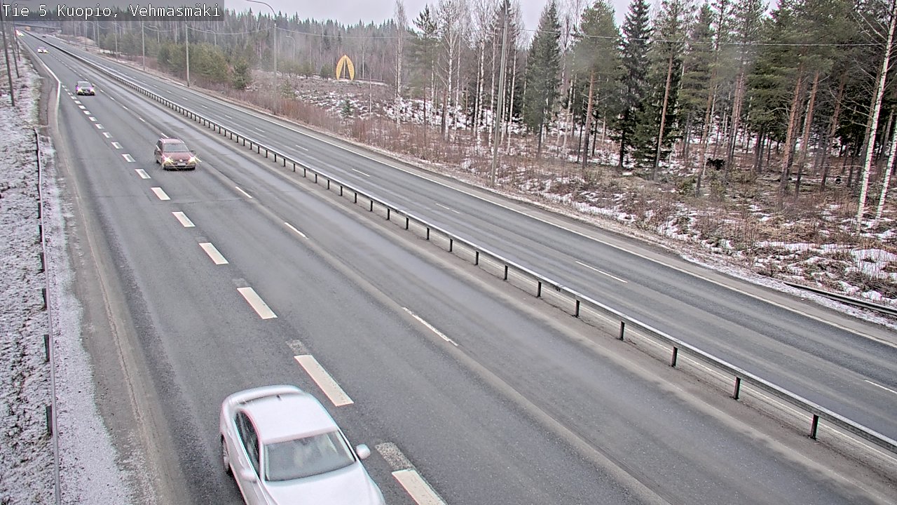 Kelikamerat Kuva Tie 5 Kuopio, Vehmasmäki, Kuopio, Pohjois-Savo