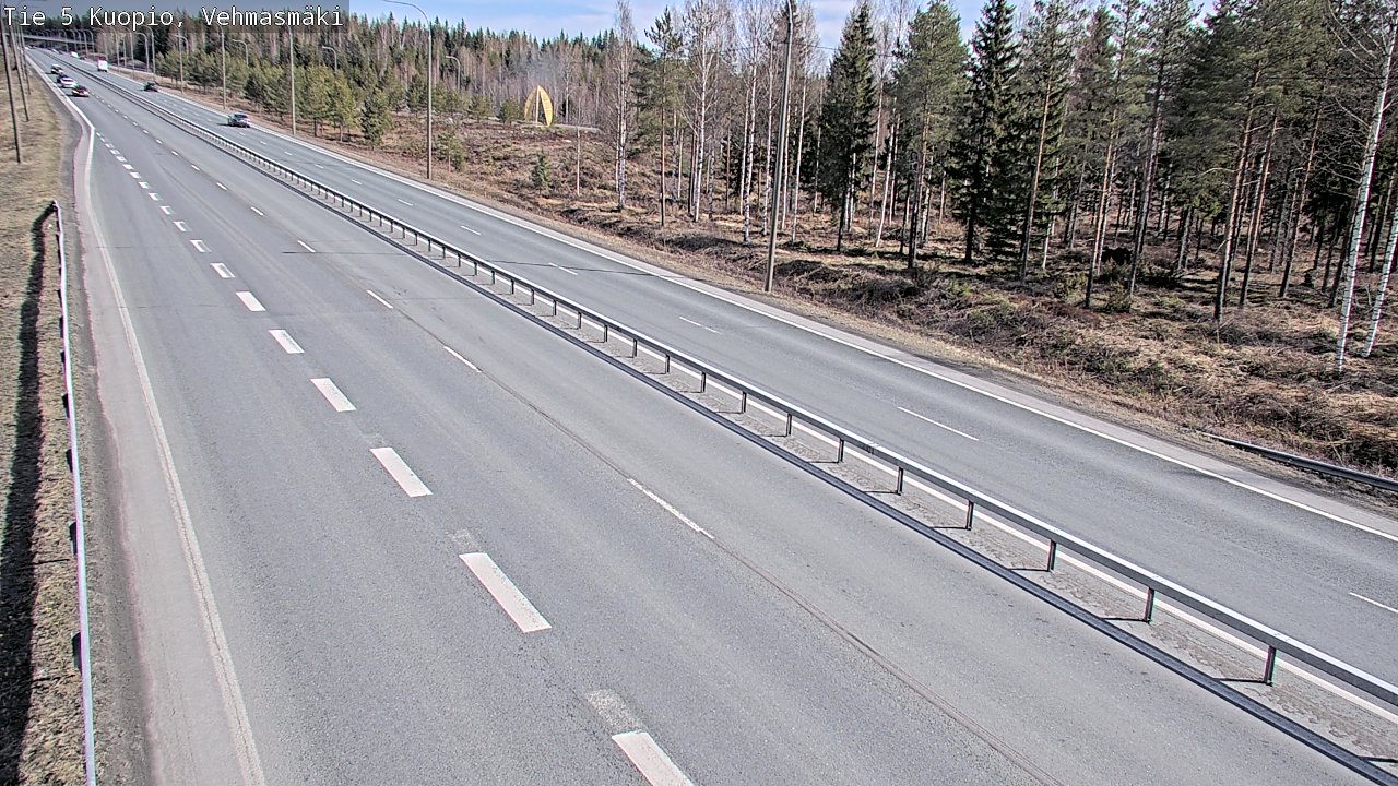 Kelikamerat Kuva Tie 5 Kuopio, Vehmasmäki, Kuopio, Pohjois-Savo