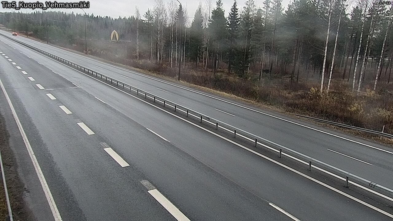 Weather Camera Image Väg 5 Kuopio, Vehmasmäki, Kuopio, Pohjois-Savo