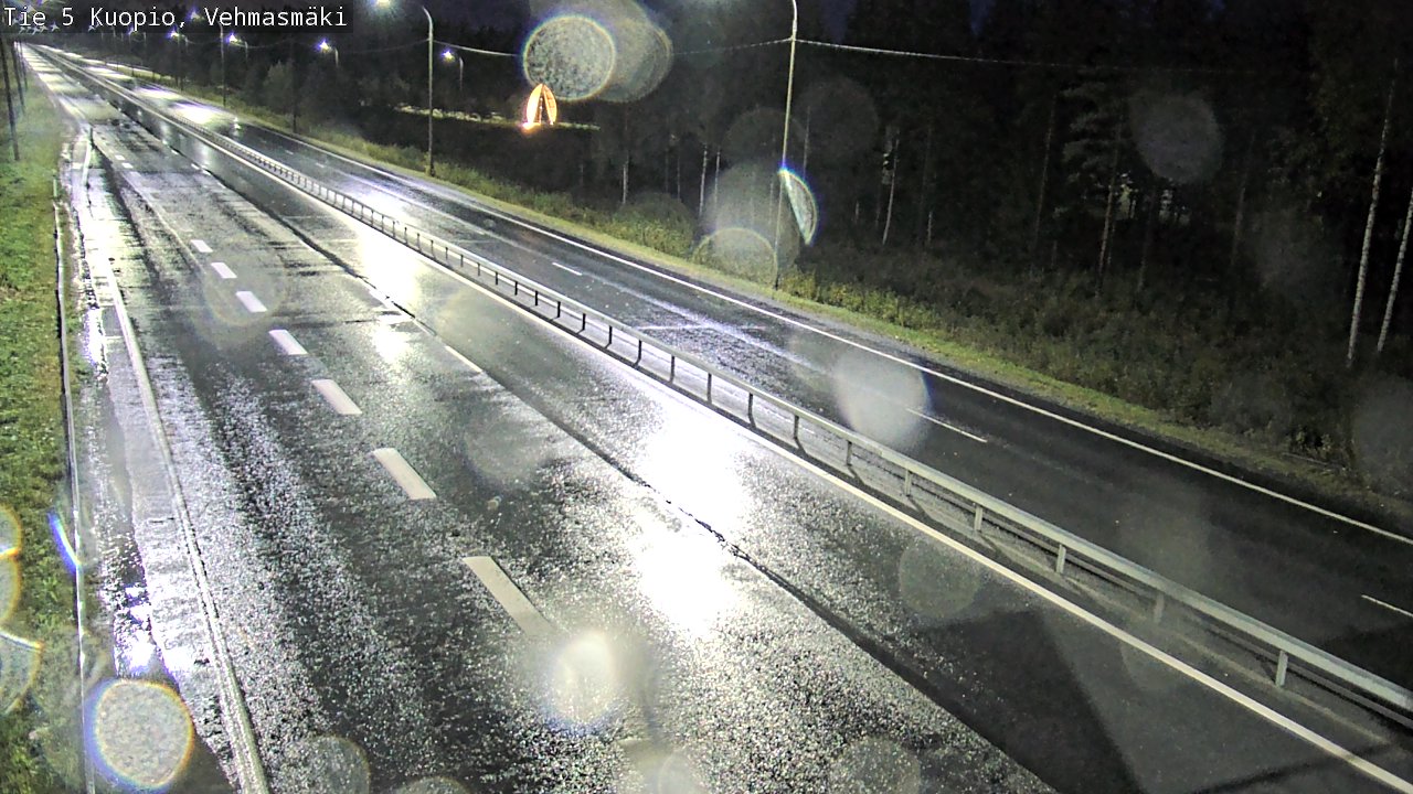 Weather Camera Image Road 5 Kuopio, Vehmasmäki, Kuopio, Pohjois-Savo