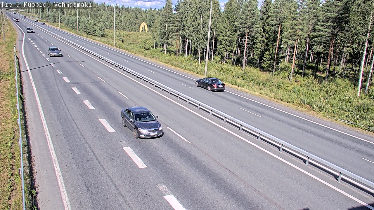 Kelikamerat Kuva Tie 5 Kuopio, Vehmasmäki, Kuopio, Pohjois-Savo
