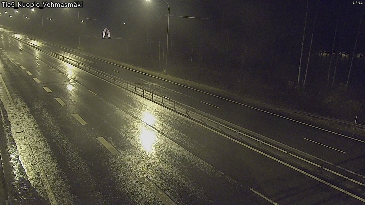 Weather Camera Image Väg 5 Kuopio, Vehmasmäki, Kuopio, Pohjois-Savo