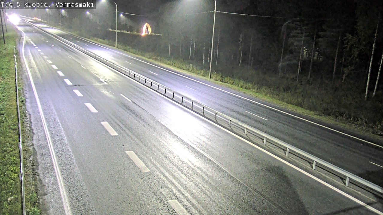 Weather Camera Image Road 5 Kuopio, Vehmasmäki, Kuopio, Pohjois-Savo