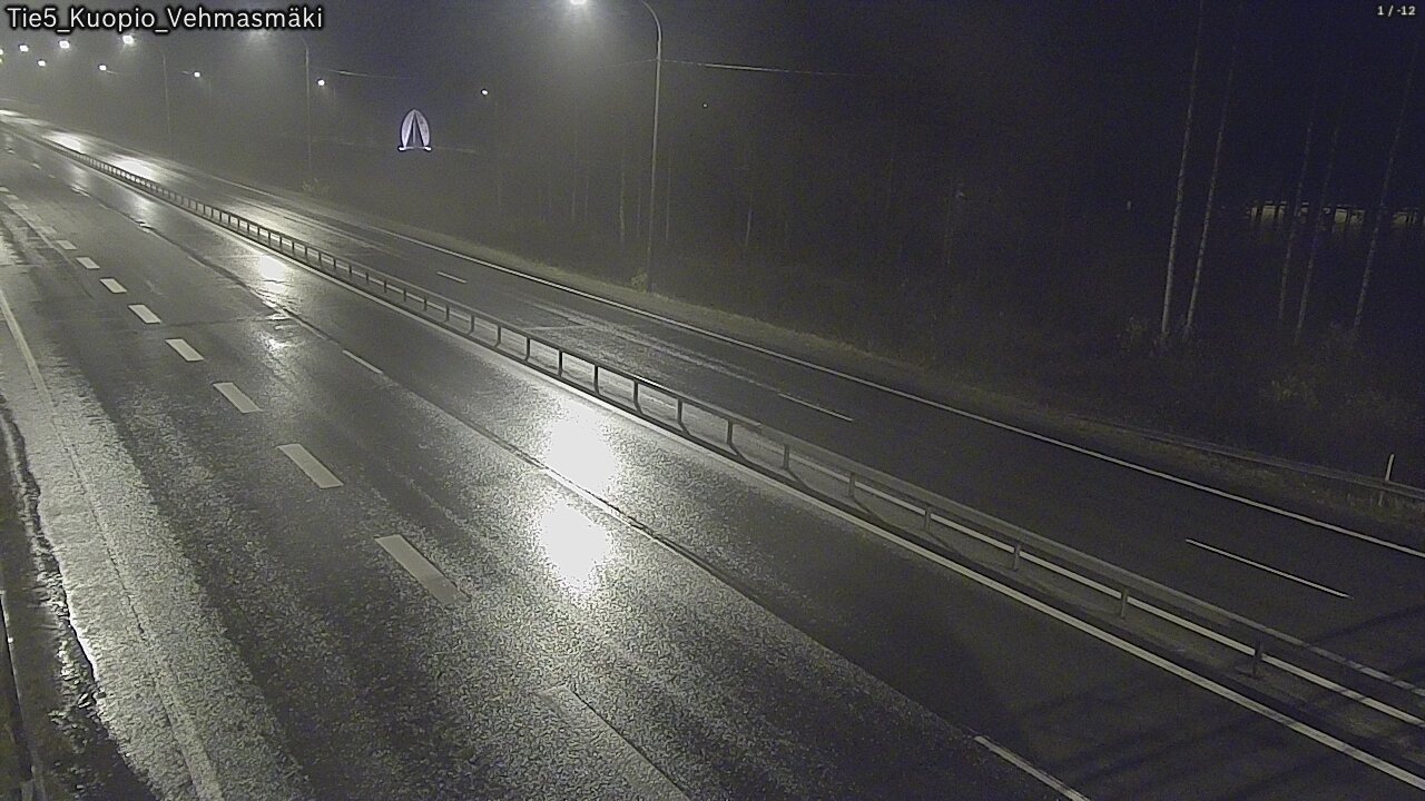 Weather Camera Image Road 5 Kuopio, Vehmasmäki, Kuopio, Pohjois-Savo
