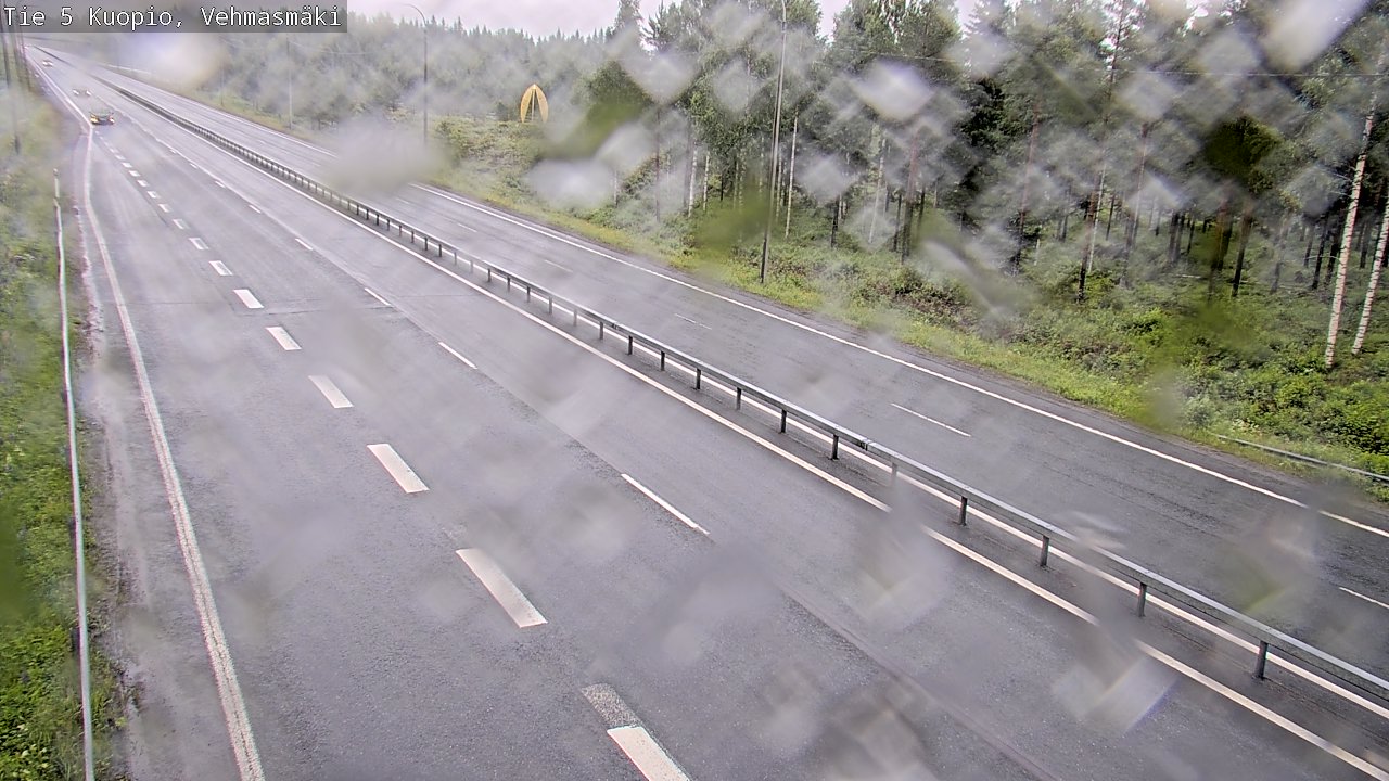 Weather Camera Image Väg 5 Kuopio, Vehmasmäki, Kuopio, Pohjois-Savo