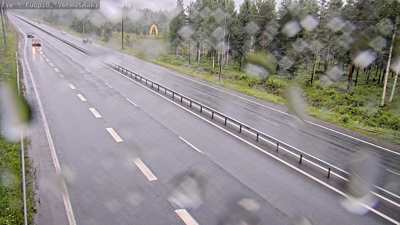 Weather Camera Image Väg 5 Kuopio, Vehmasmäki, Kuopio, Pohjois-Savo