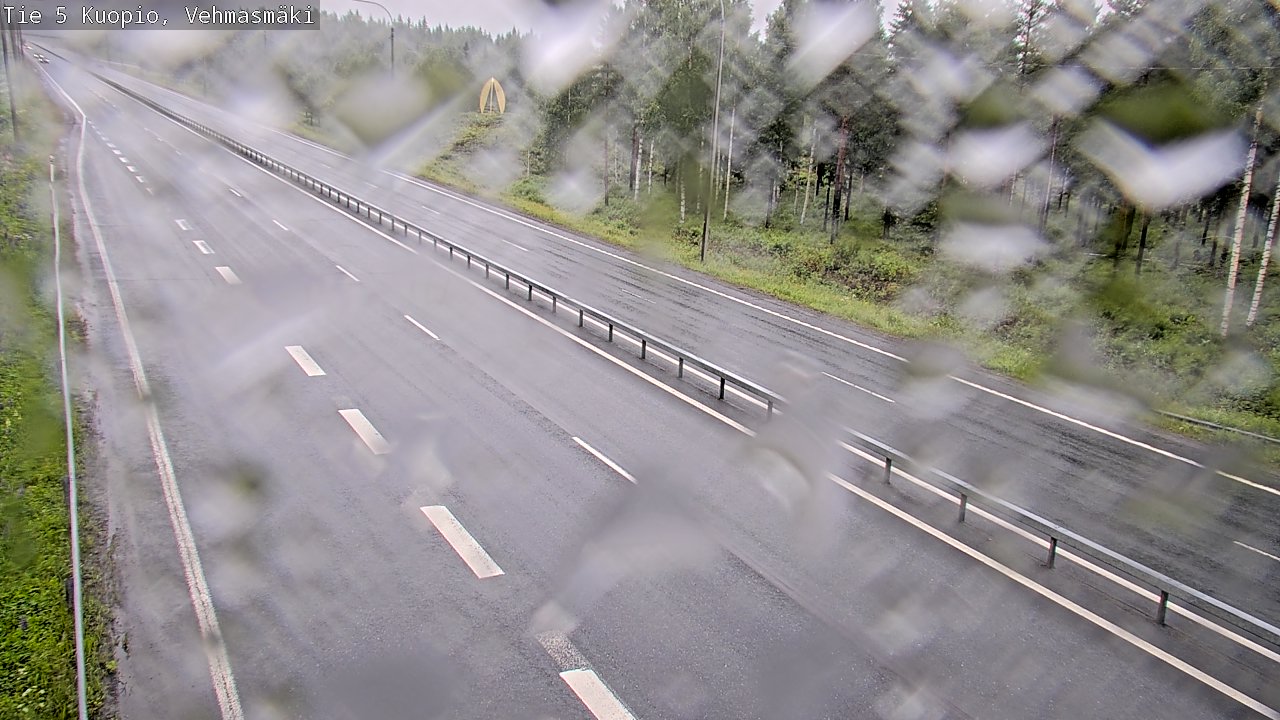 Weather Camera Image Väg 5 Kuopio, Vehmasmäki, Kuopio, Pohjois-Savo