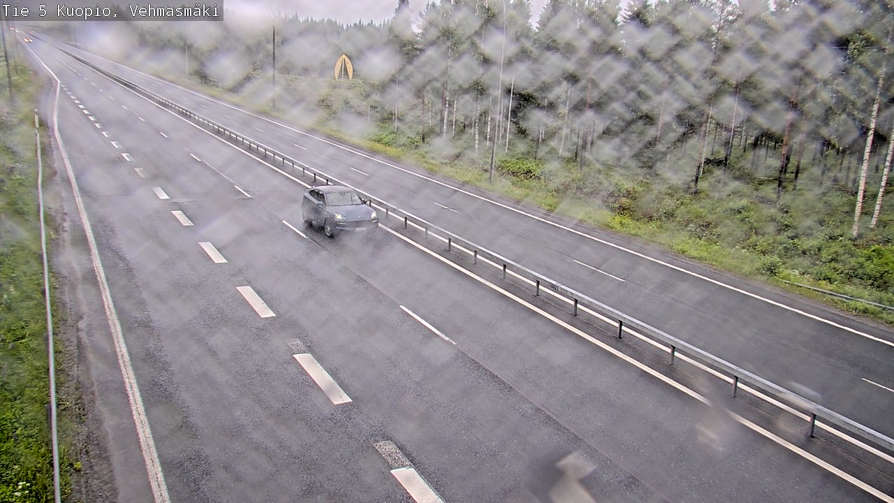 Weather Camera Image Väg 5 Kuopio, Vehmasmäki, Kuopio, Pohjois-Savo