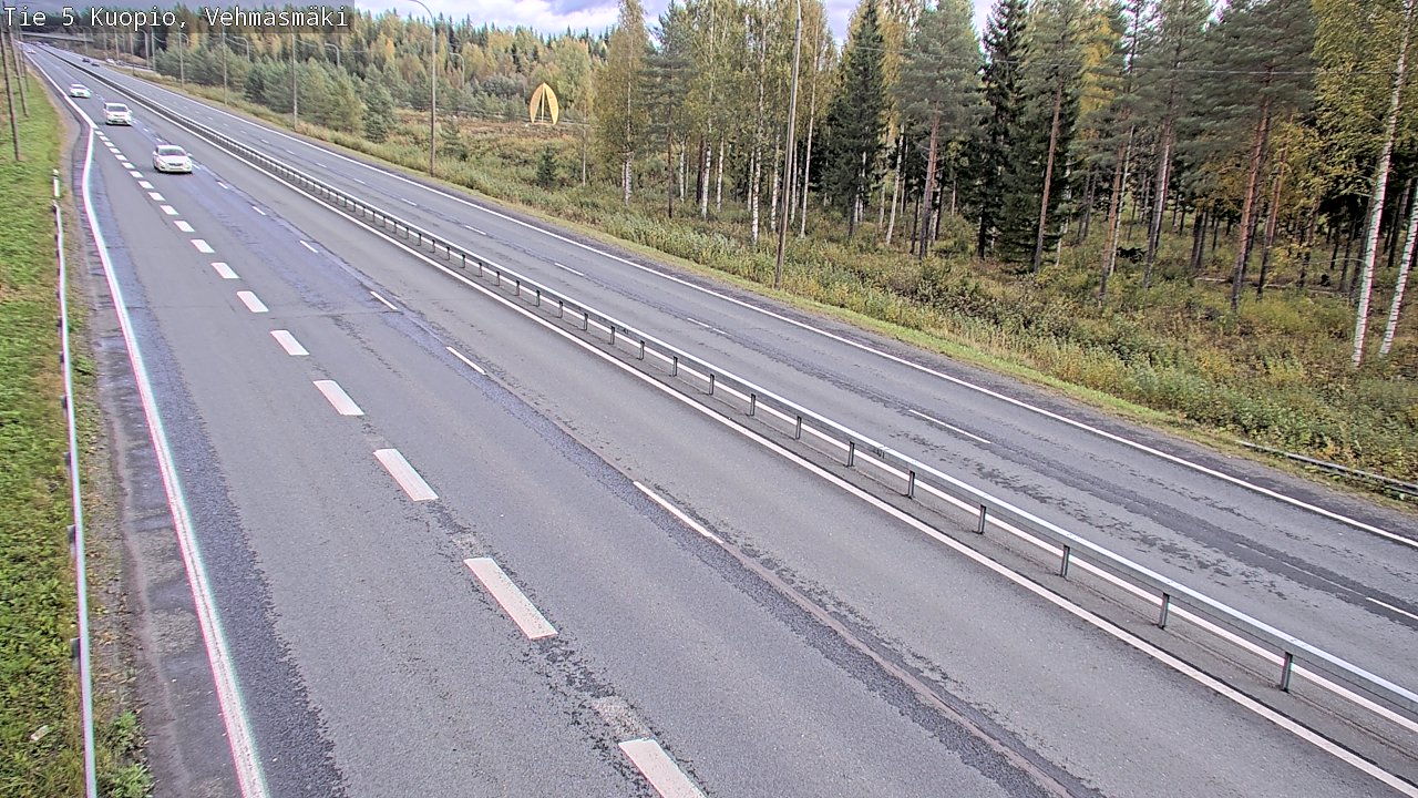 Kelikamerat Kuva Tie 5 Kuopio, Vehmasmäki, Kuopio, Pohjois-Savo