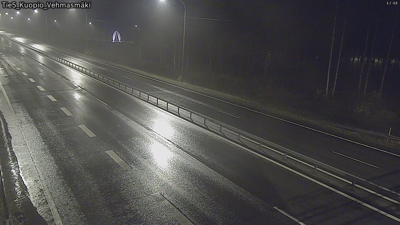Weather Camera Image Road 5 Kuopio, Vehmasmäki, Kuopio, Pohjois-Savo