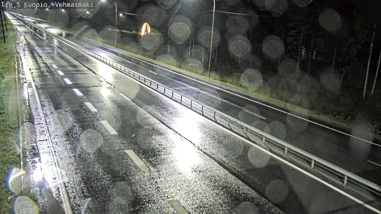 Weather Camera Image Road 5 Kuopio, Vehmasmäki, Kuopio, Pohjois-Savo