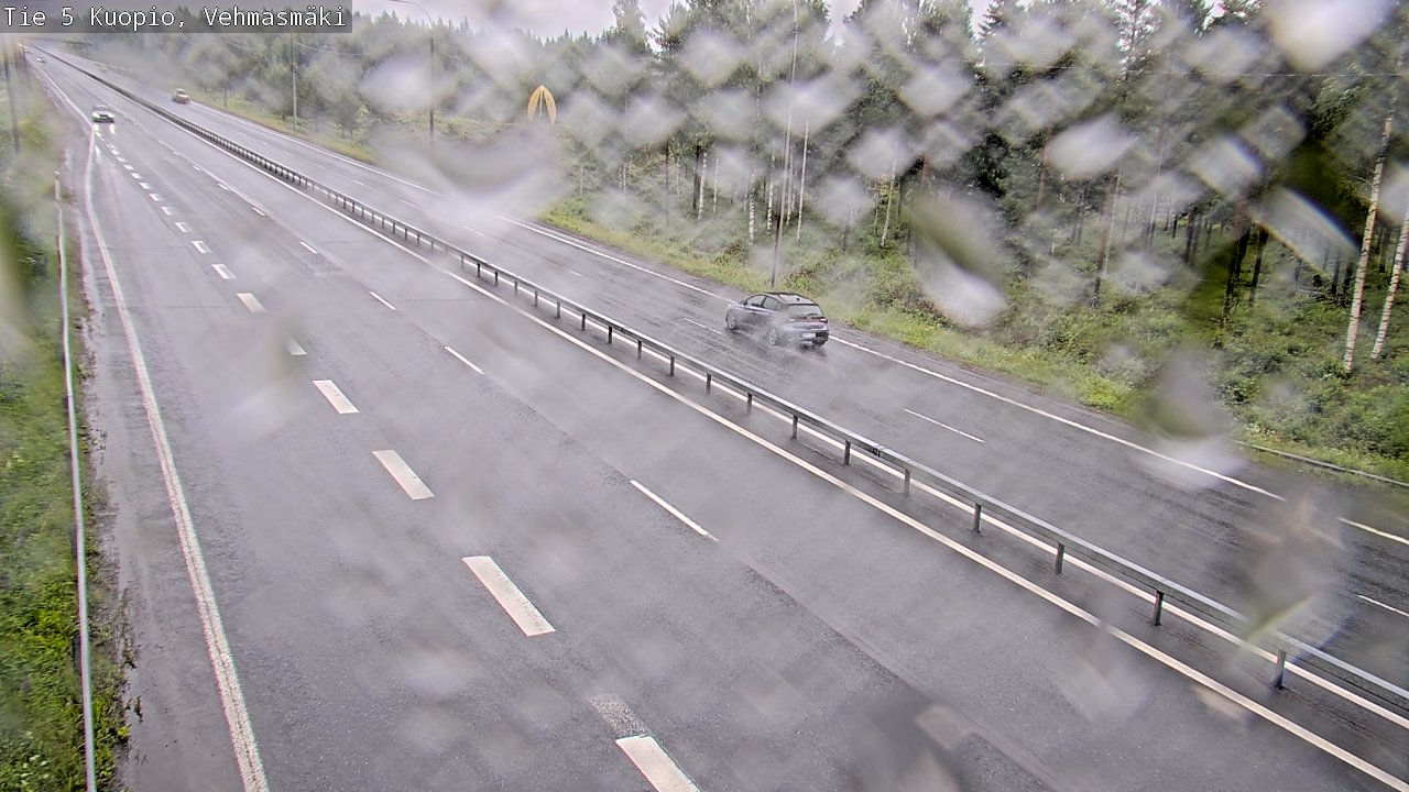 Weather Camera Image Väg 5 Kuopio, Vehmasmäki, Kuopio, Pohjois-Savo