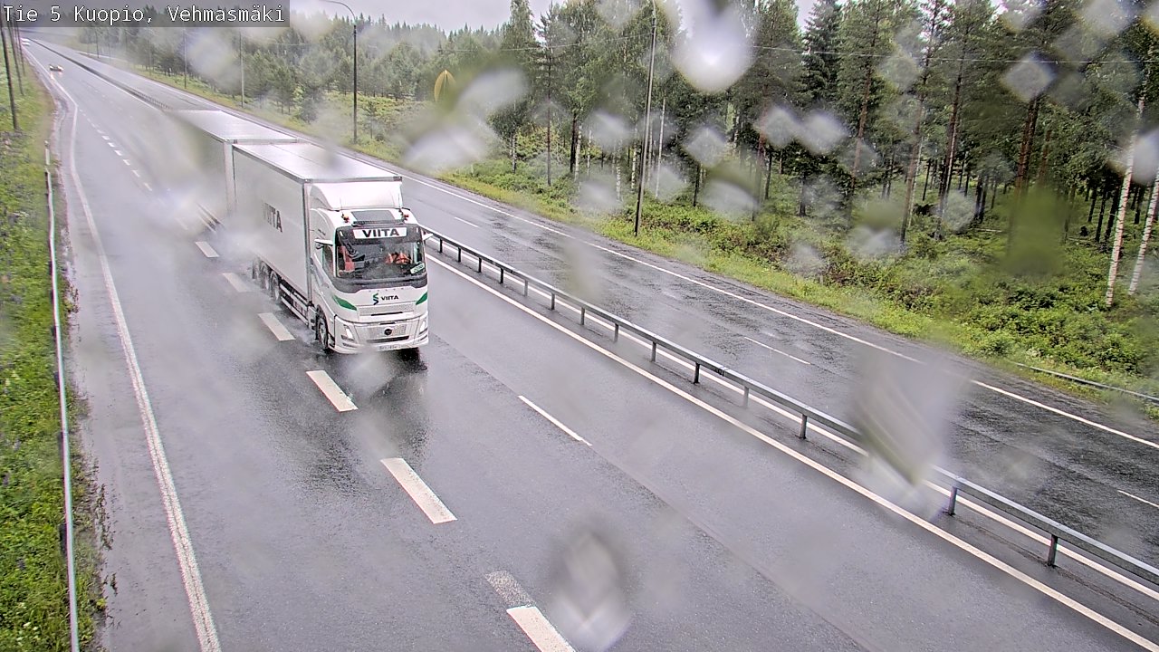 Weather Camera Image Väg 5 Kuopio, Vehmasmäki, Kuopio, Pohjois-Savo