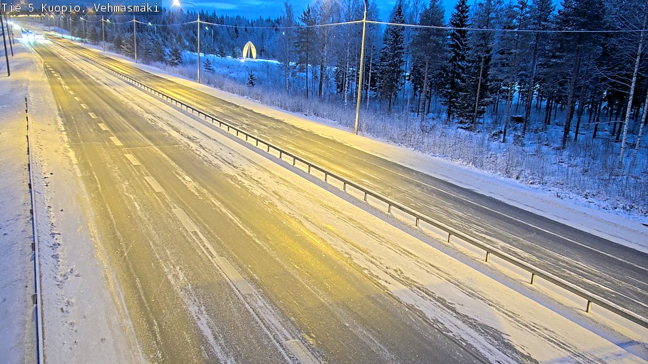 Kelikamerat Kuva Tie 5 Kuopio, Vehmasmäki, Kuopio, Pohjois-Savo