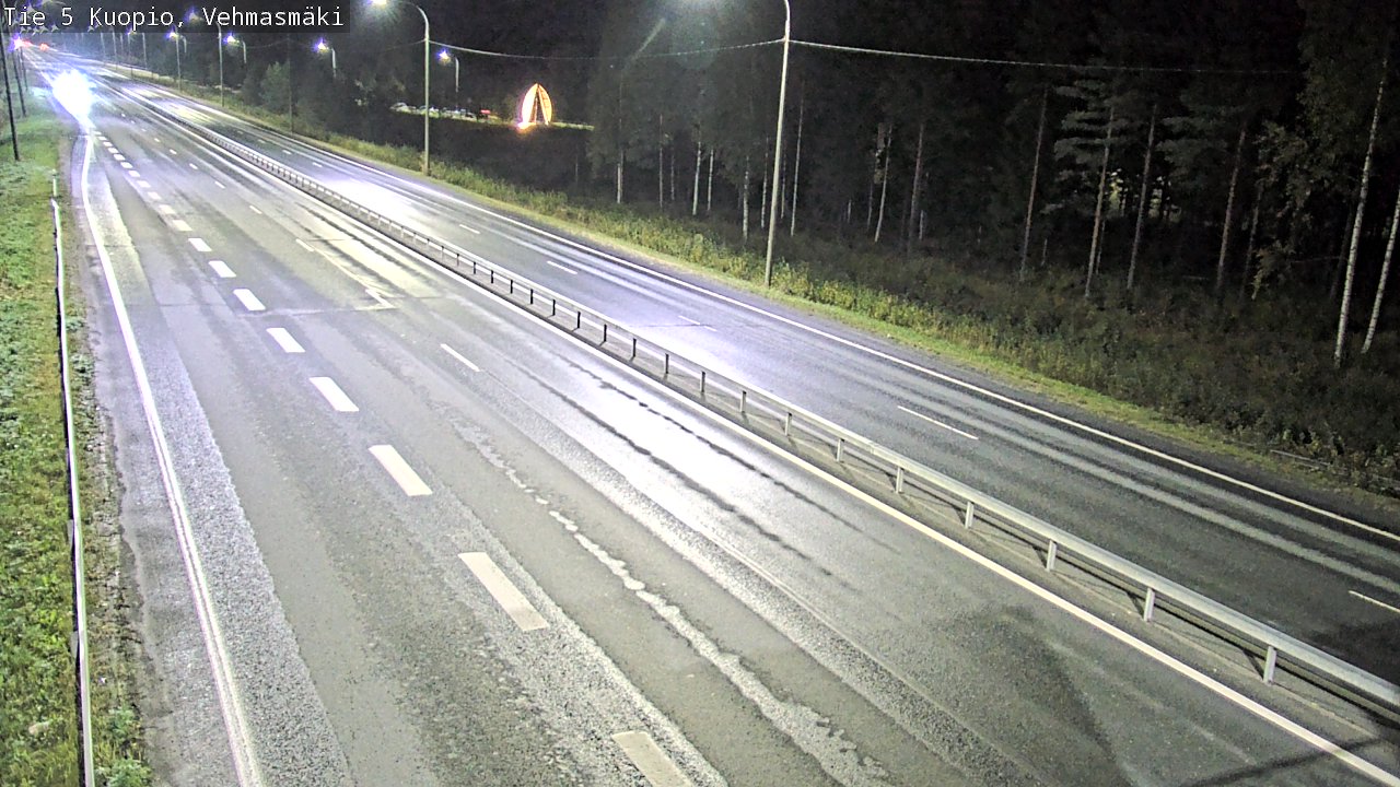 Weather Camera Image Road 5 Kuopio, Vehmasmäki, Kuopio, Pohjois-Savo