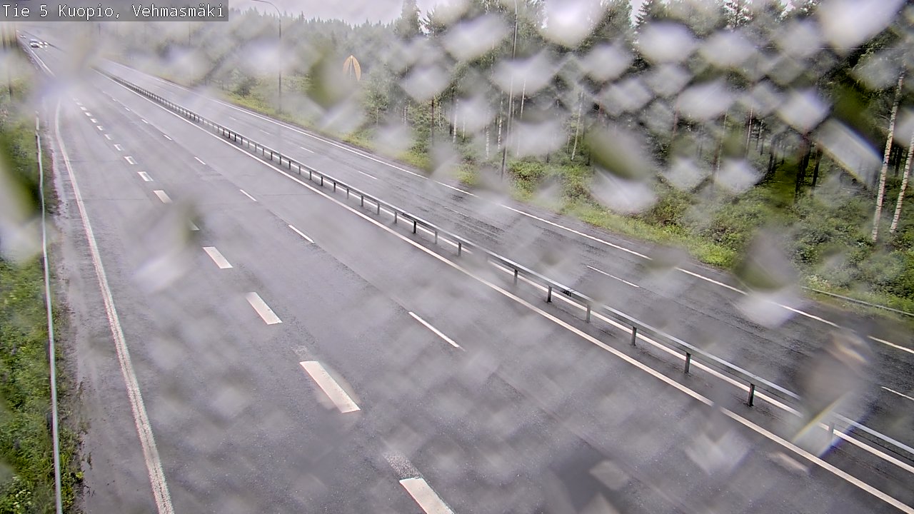 Weather Camera Image Väg 5 Kuopio, Vehmasmäki, Kuopio, Pohjois-Savo