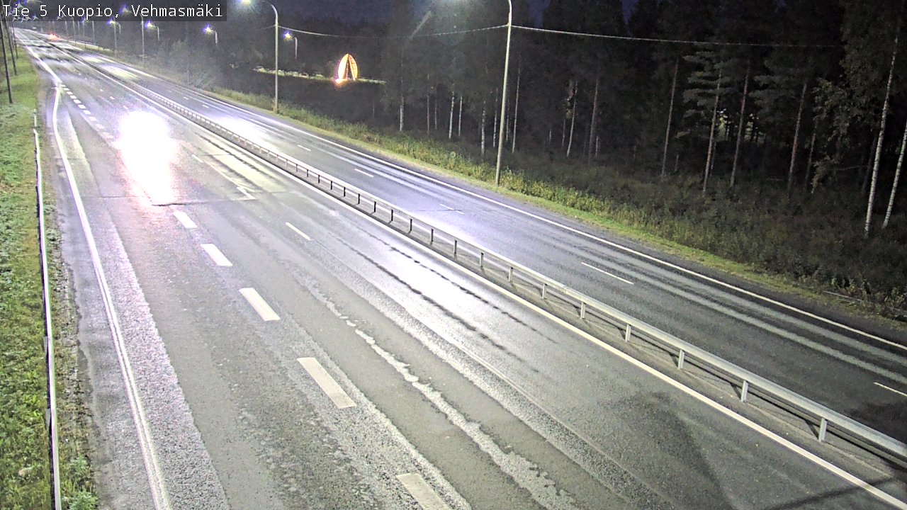 Weather Camera Image Road 5 Kuopio, Vehmasmäki, Kuopio, Pohjois-Savo