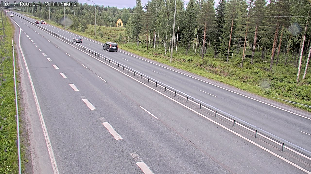 Kelikamerat Kuva Tie 5 Kuopio, Vehmasmäki, Kuopio, Pohjois-Savo