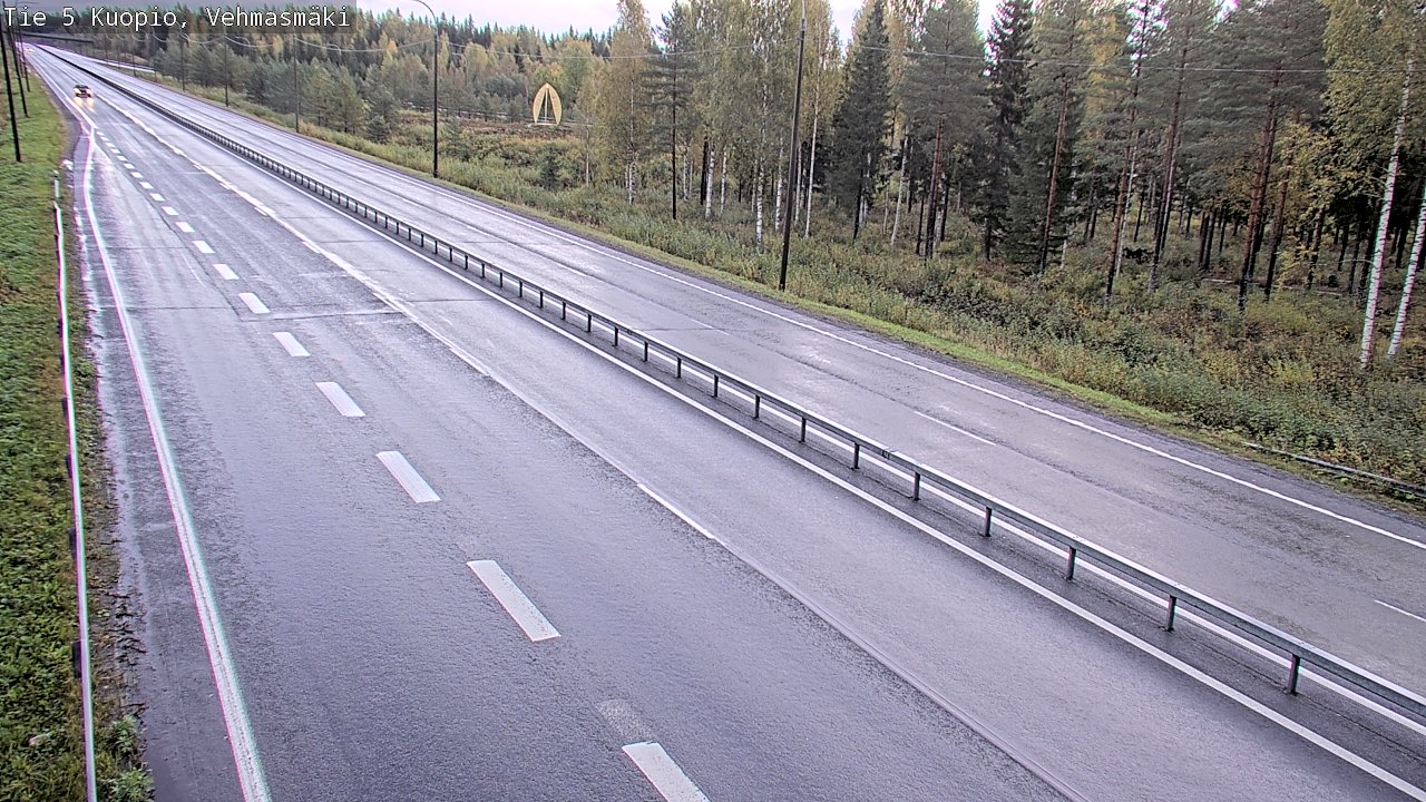 Weather Camera Image Road 5 Kuopio, Vehmasmäki, Kuopio, Pohjois-Savo