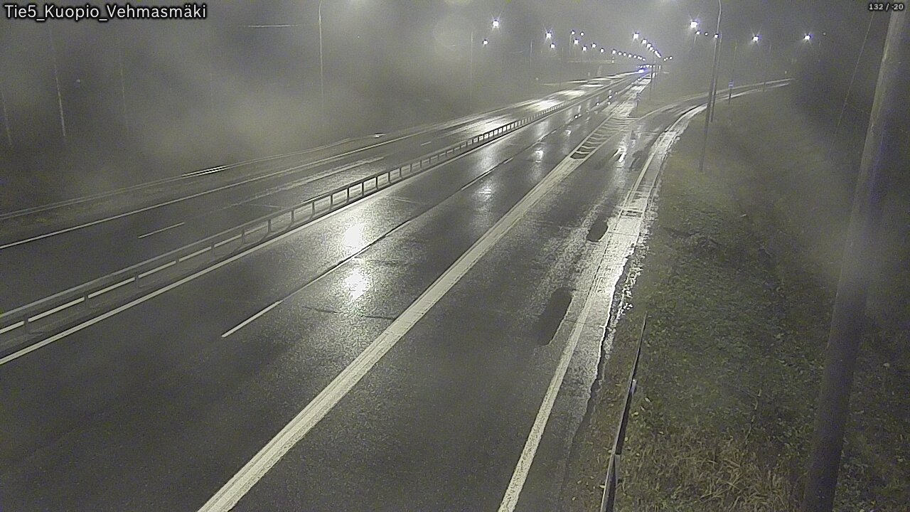 Weather Camera Image Road 5 Kuopio, Vehmasmäki, Kuopio, Pohjois-Savo