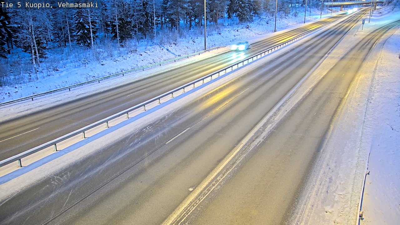 Kelikamerat Kuva Tie 5 Kuopio, Vehmasmäki, Kuopio, Pohjois-Savo