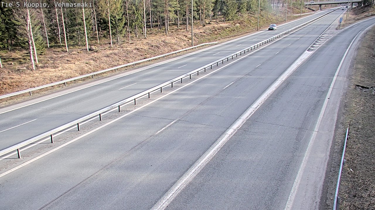 Kelikamerat Kuva Tie 5 Kuopio, Vehmasmäki, Kuopio, Pohjois-Savo
