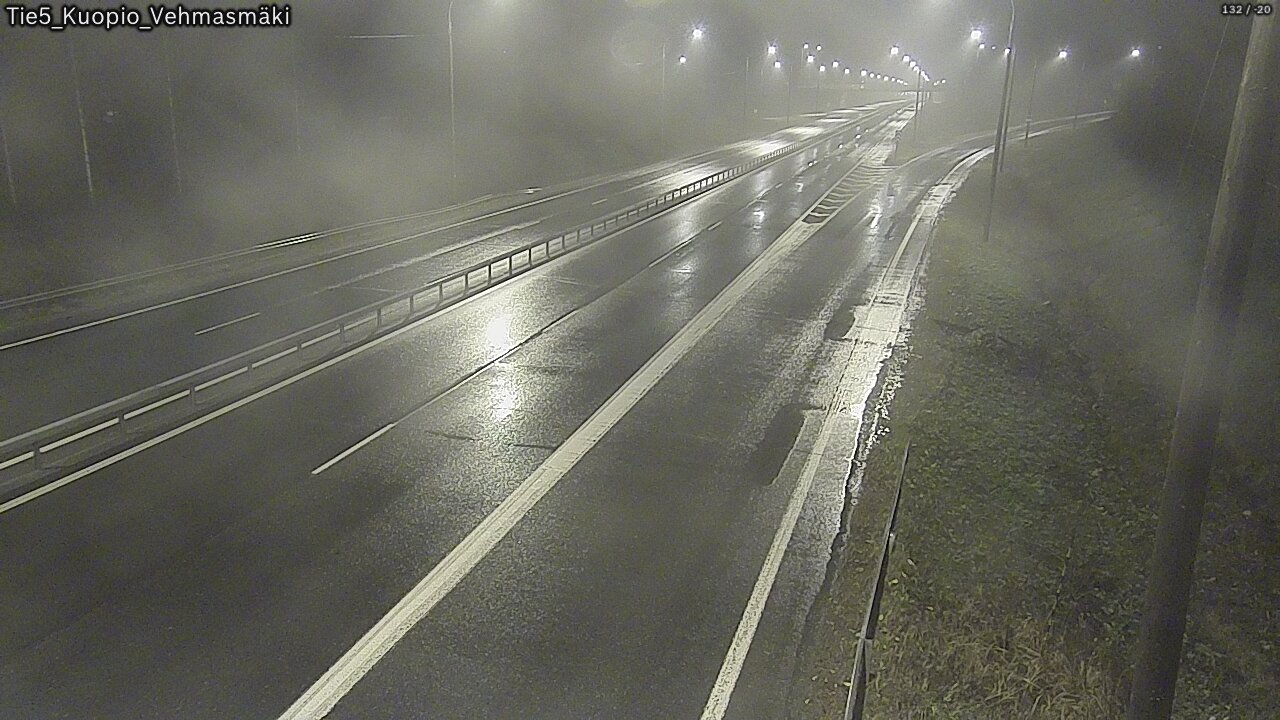 Weather Camera Image Road 5 Kuopio, Vehmasmäki, Kuopio, Pohjois-Savo