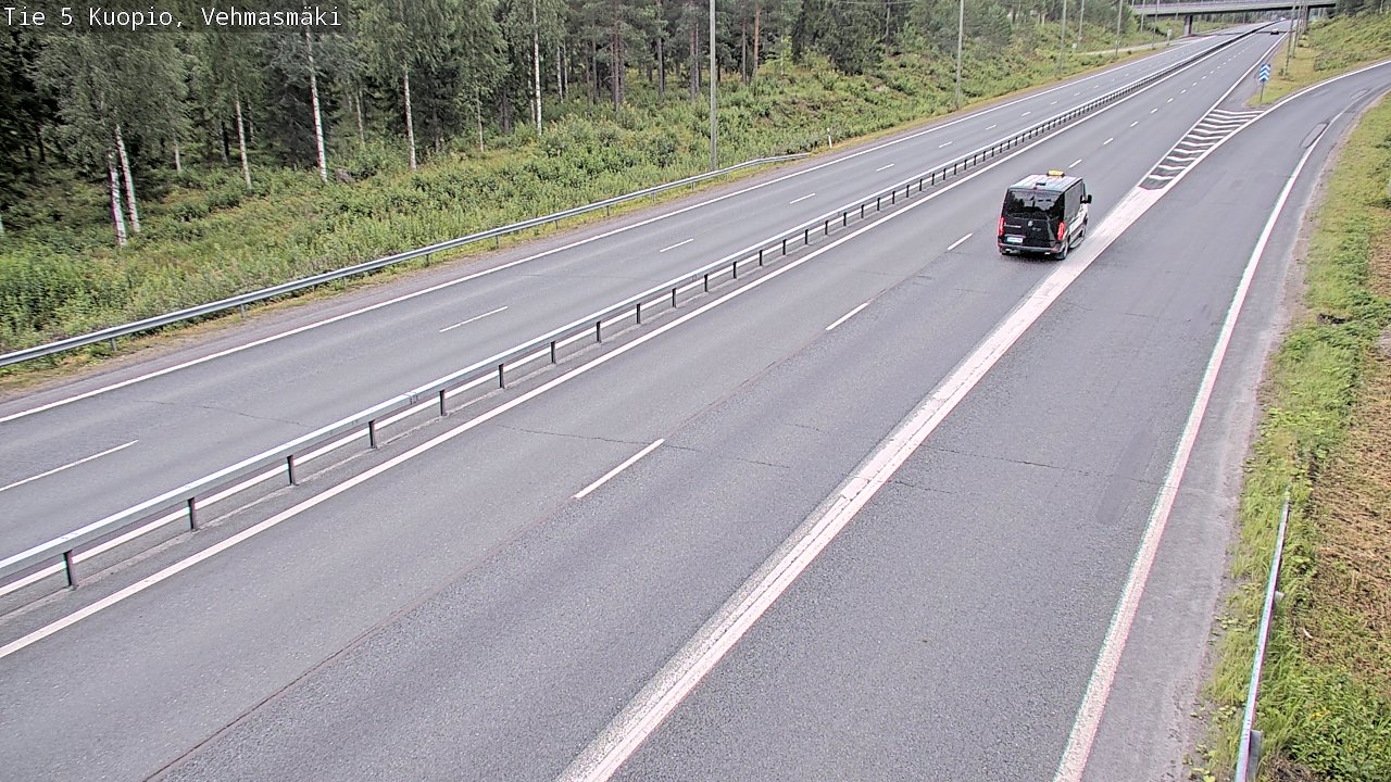 Weather Camera Image Väg 5 Kuopio, Vehmasmäki, Kuopio, Pohjois-Savo