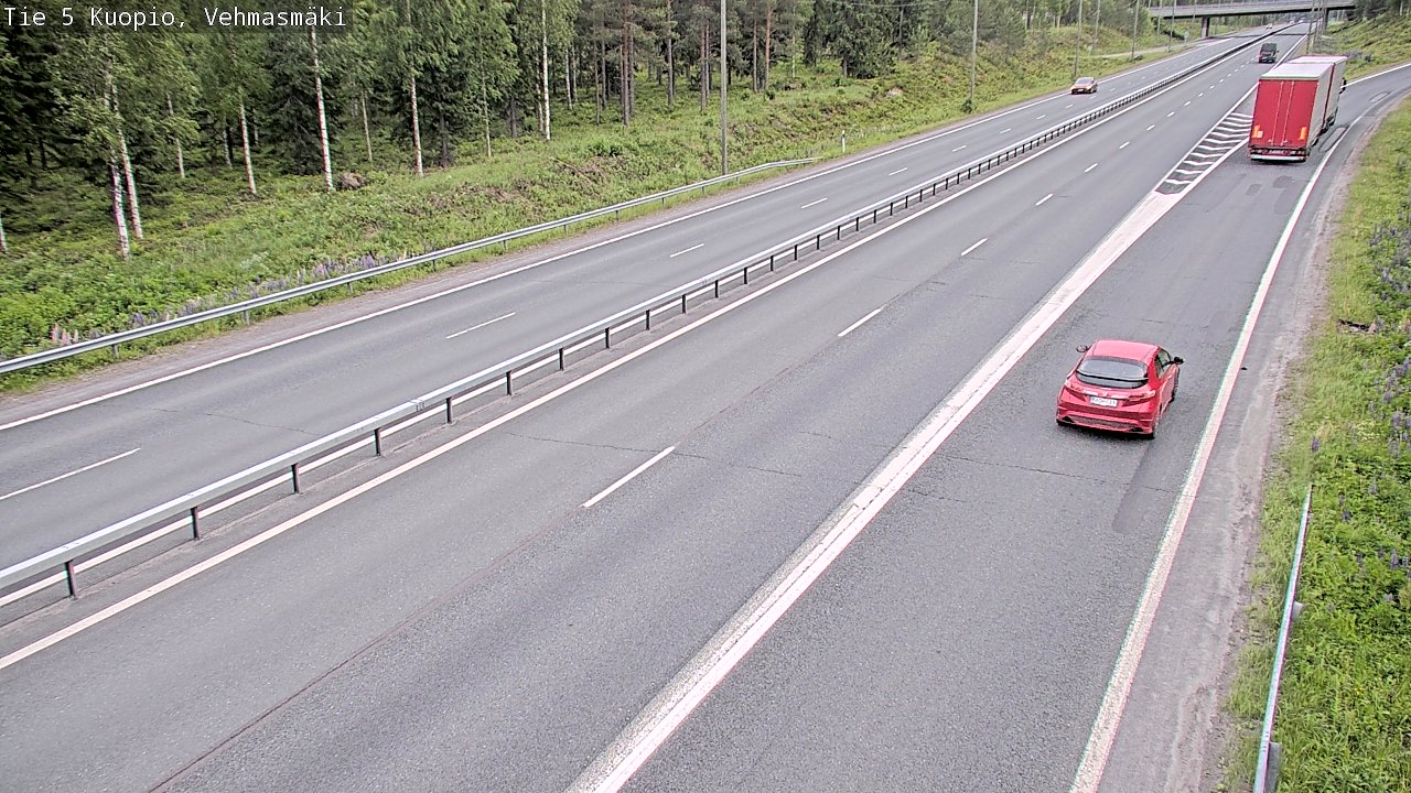Kelikamerat Kuva Tie 5 Kuopio, Vehmasmäki, Kuopio, Pohjois-Savo