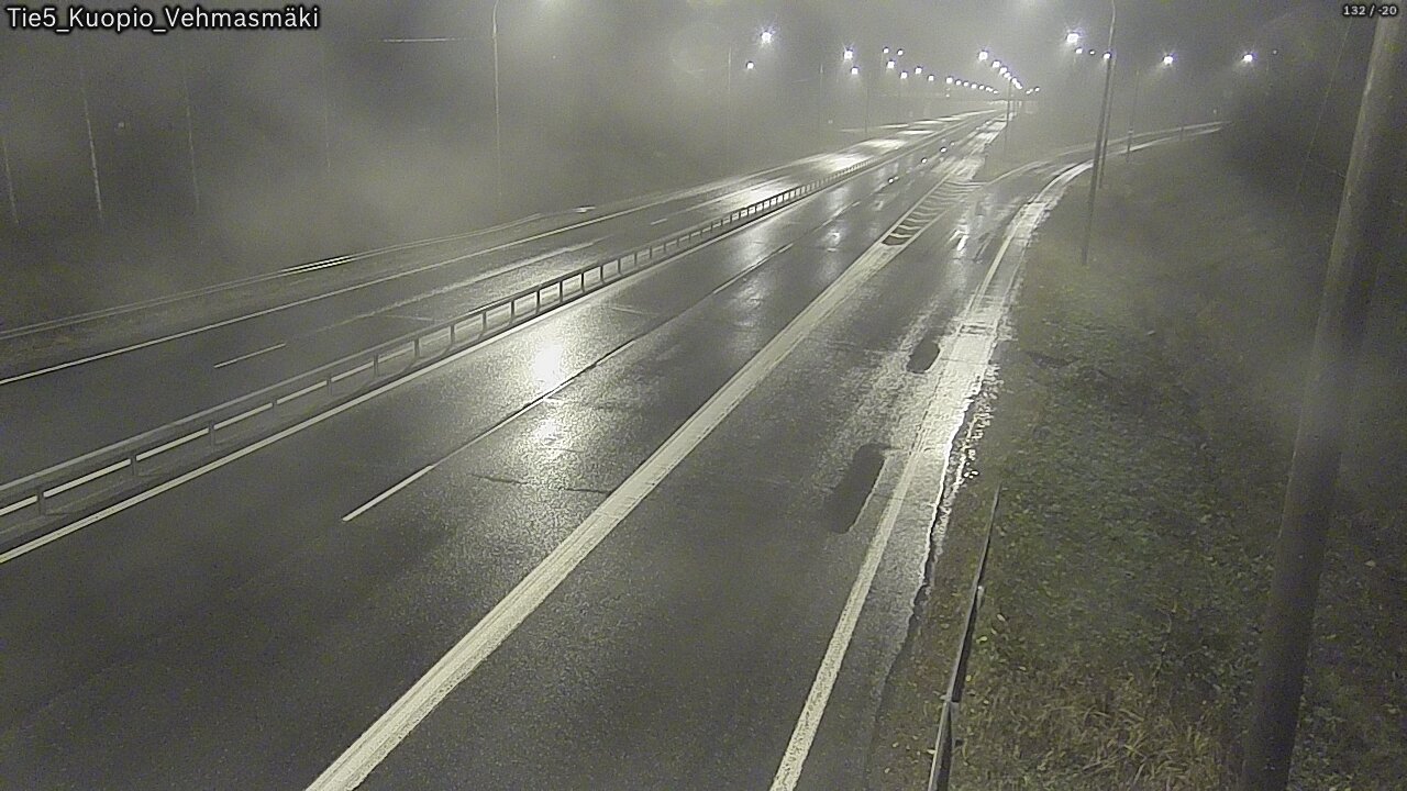 Weather Camera Image Road 5 Kuopio, Vehmasmäki, Kuopio, Pohjois-Savo