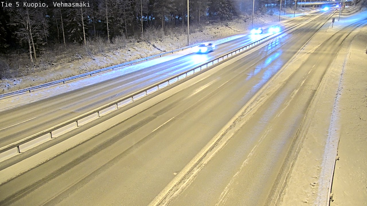 Weather Camera Image Väg 5 Kuopio, Vehmasmäki, Kuopio, Pohjois-Savo