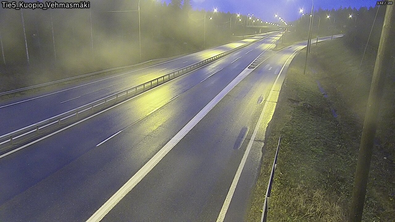 Weather Camera Image Väg 5 Kuopio, Vehmasmäki, Kuopio, Pohjois-Savo