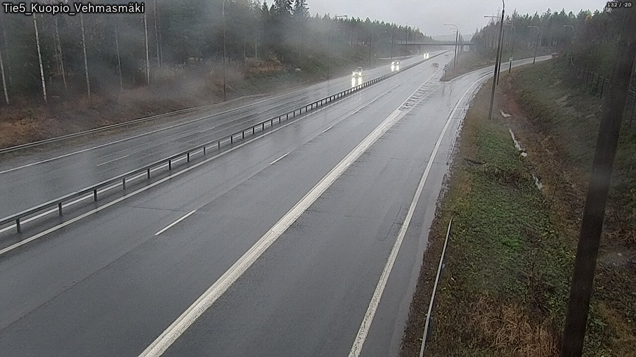 Weather Camera Image Väg 5 Kuopio, Vehmasmäki, Kuopio, Pohjois-Savo