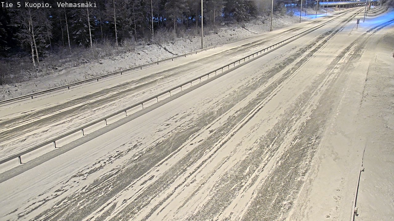 Kelikamerat Kuva Tie 5 Kuopio, Vehmasmäki, Kuopio, Pohjois-Savo