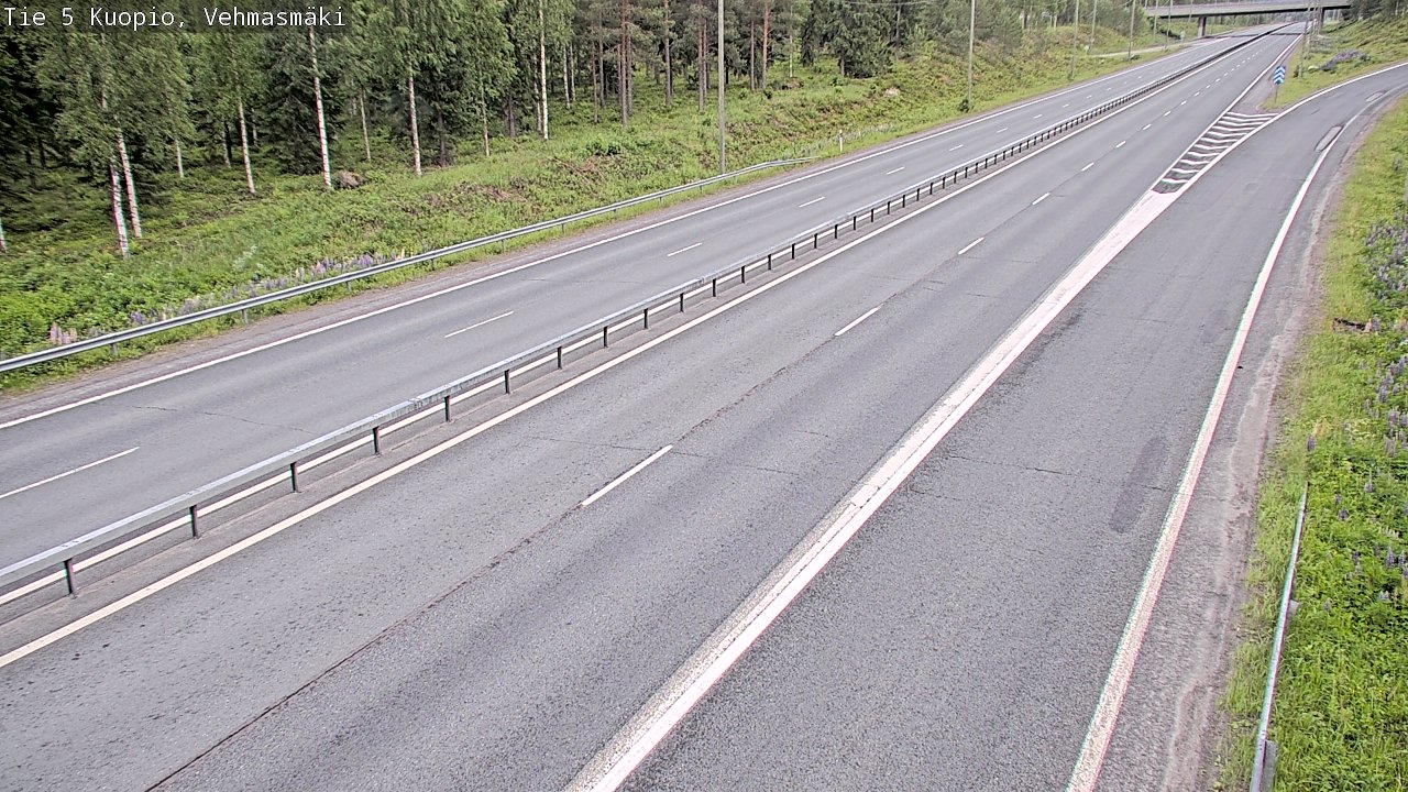 Kelikamerat Kuva Tie 5 Kuopio, Vehmasmäki, Kuopio, Pohjois-Savo