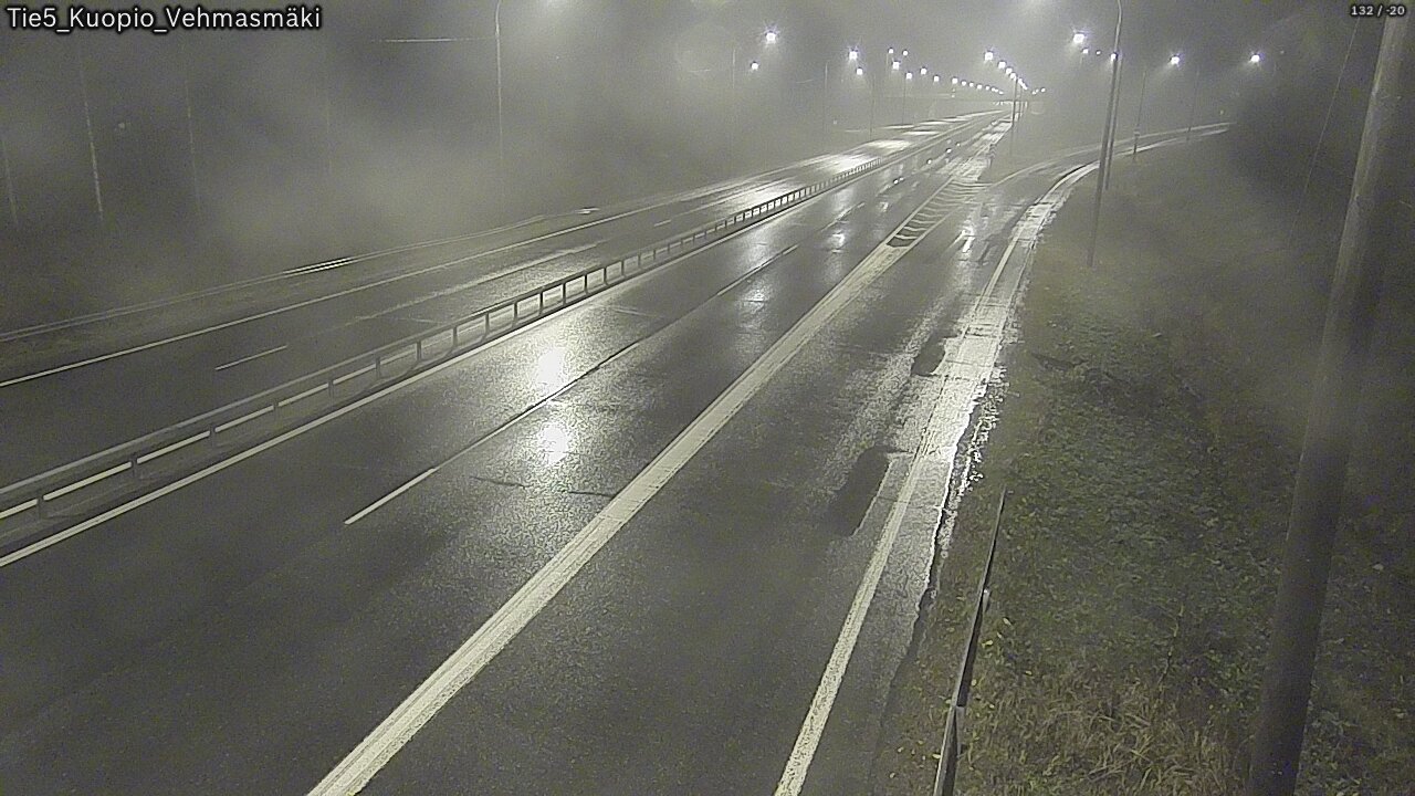Weather Camera Image Road 5 Kuopio, Vehmasmäki, Kuopio, Pohjois-Savo
