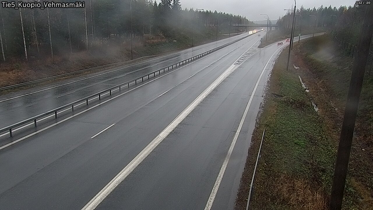 Weather Camera Image Väg 5 Kuopio, Vehmasmäki, Kuopio, Pohjois-Savo
