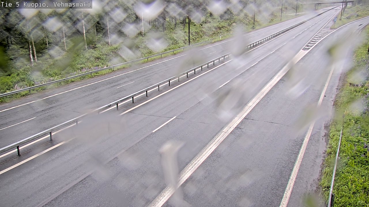 Weather Camera Image Väg 5 Kuopio, Vehmasmäki, Kuopio, Pohjois-Savo