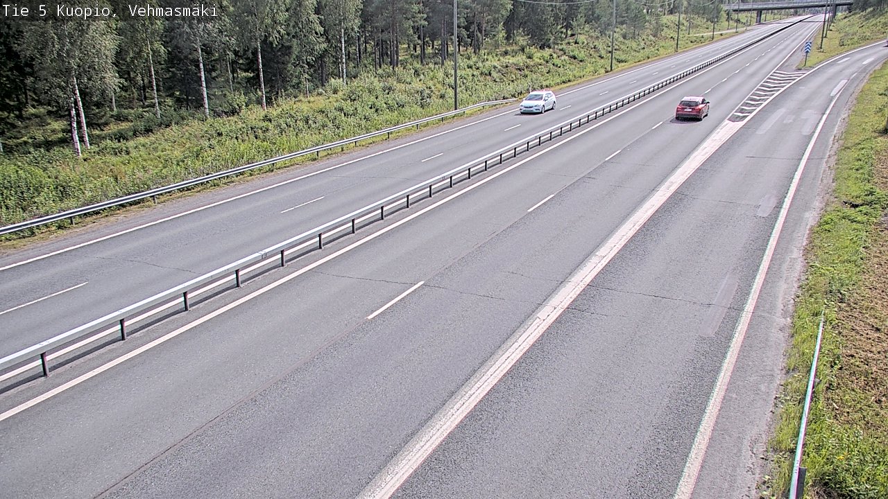 Kelikamerat Kuva Tie 5 Kuopio, Vehmasmäki, Kuopio, Pohjois-Savo