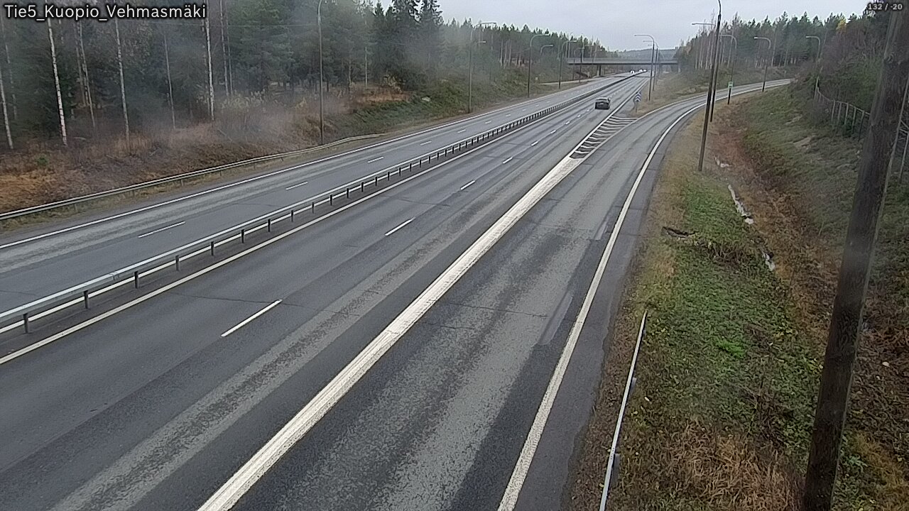 Weather Camera Image Väg 5 Kuopio, Vehmasmäki, Kuopio, Pohjois-Savo