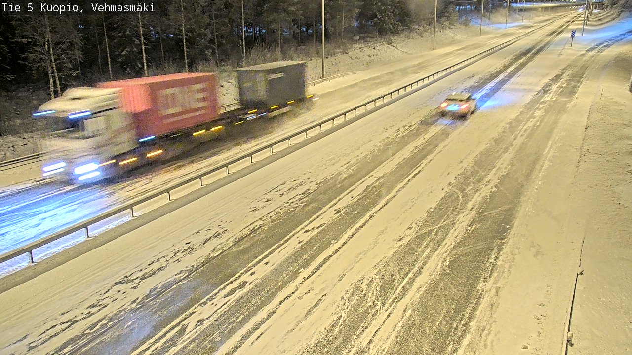 Kelikamerat Kuva Tie 5 Kuopio, Vehmasmäki, Kuopio, Pohjois-Savo