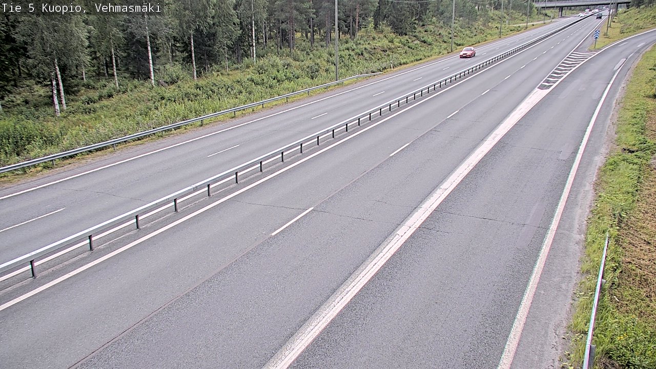 Weather Camera Image Väg 5 Kuopio, Vehmasmäki, Kuopio, Pohjois-Savo