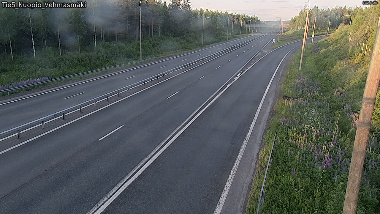 Kelikamerat Kuva Tie 5 Kuopio, Vehmasmäki, Kuopio, Pohjois-Savo